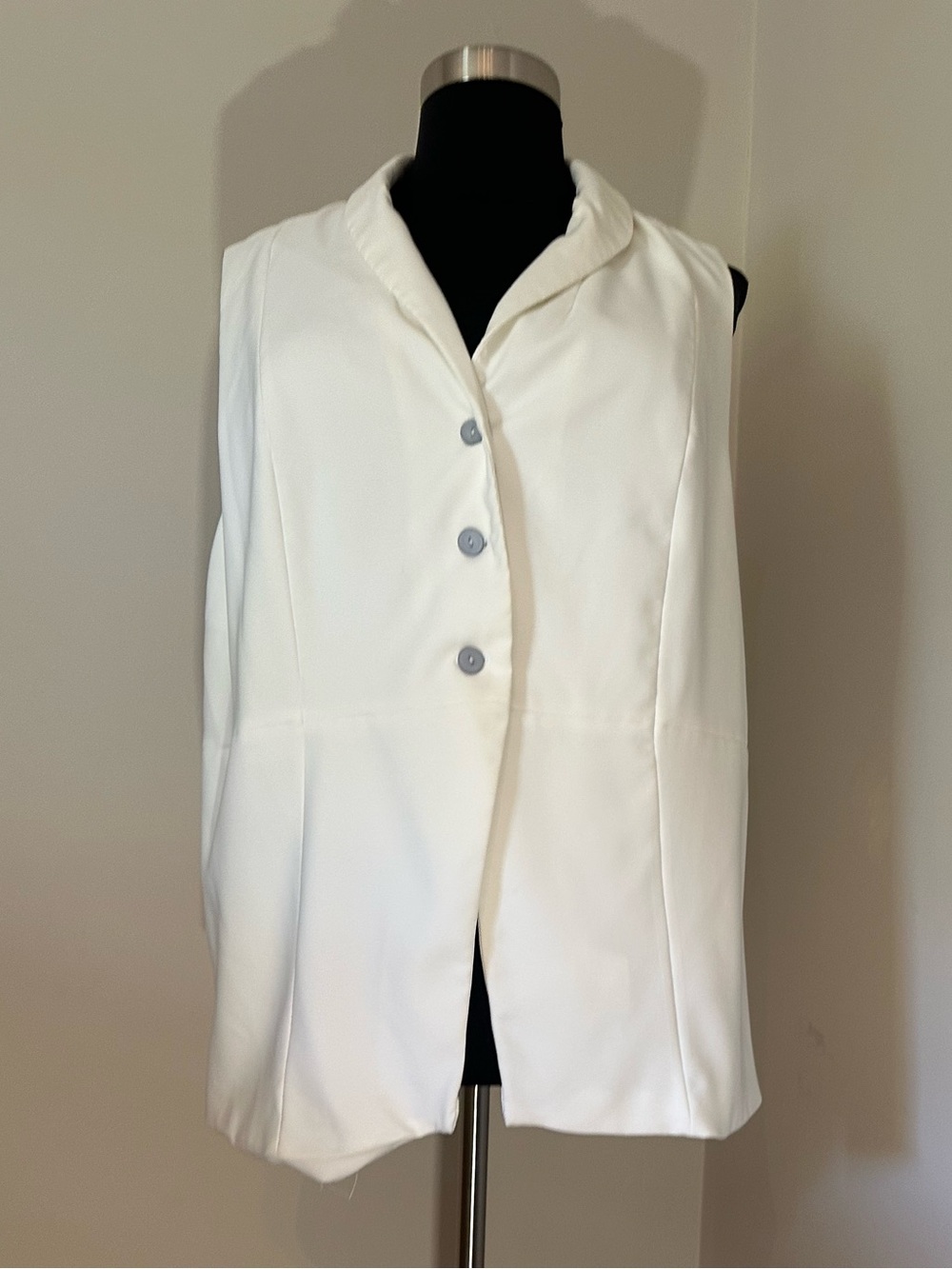 Torrid Women's  White Tailored Vest Jacket sz3
